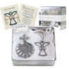 Salisbury Baptismal Shell and Baptism Angel Ornament Set