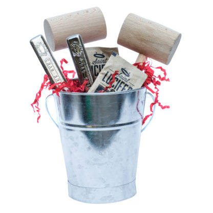 Crab Pail, 2 Knife & 2 Mallet Gift Set