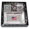 Salisbury American Flag Tray and Cuff Links Set