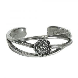 Salisbury January Nouveau Flower of the Month Bracelet