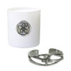 July Candle & Bracelet Gift Set - Larkspur