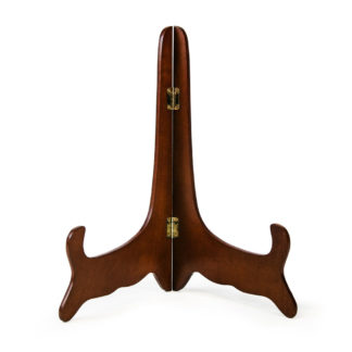 12" Walnut Plate Stand