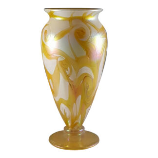 hand blown glass vase