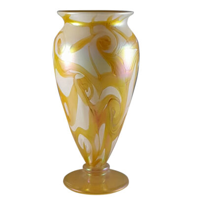 hand blown glass vase