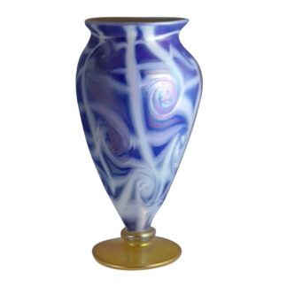 hand blown glass vase