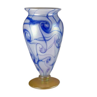 hand blown glass vase