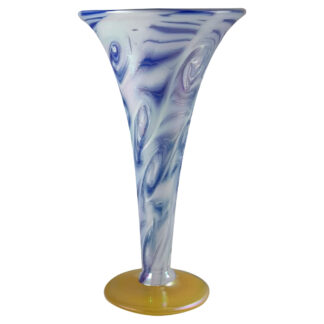 hand blown glass vase