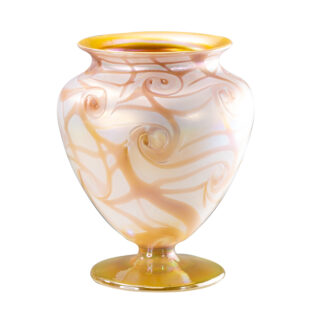 hand blown glass vase