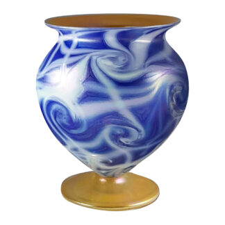 hand blown glass vase