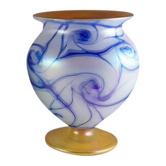 hand blown glass vase