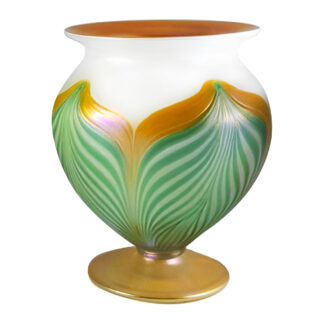 hand blown glass vase