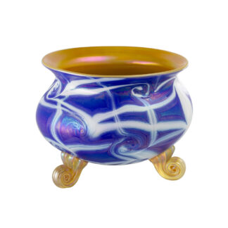hand blown glass bowl
