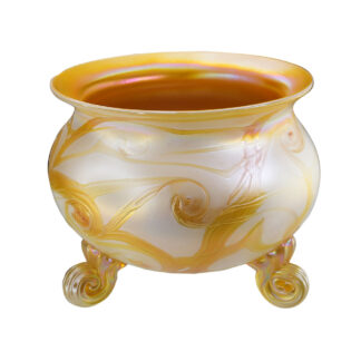 hand blown glass bowl
