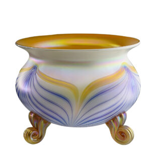 hand blown glass bowl