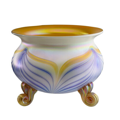 hand blown glass bowl