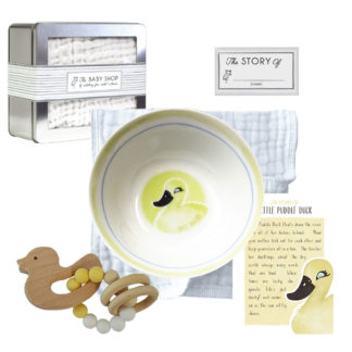 Salisbury Story of You Bowl and Teether Set Little Duck