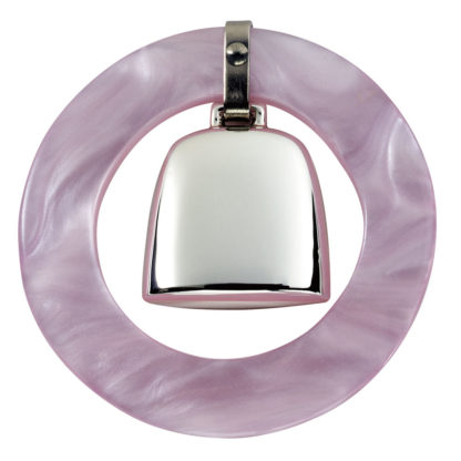 Salisbury Teething Ring Rattle - Pink
