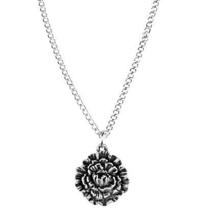 January flower of the month necklace