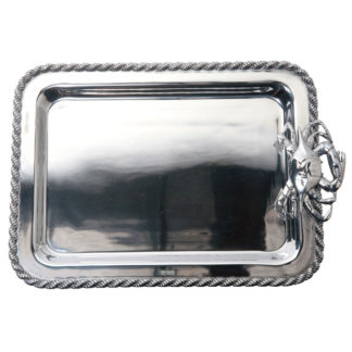 Rectangle Masthead Tray with Crab