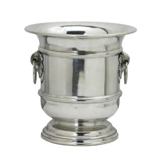 pewter bucket with grape handles