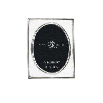 photo frame with oval opening